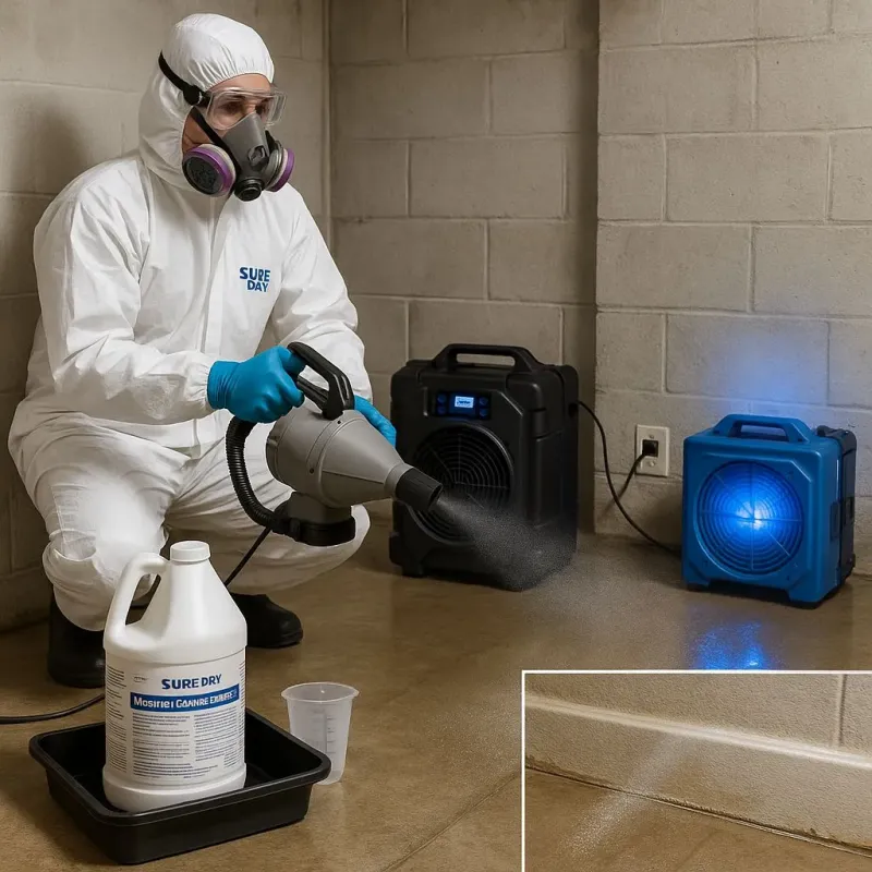 Sanitization and Odor Removal process in Tappahannock, VA